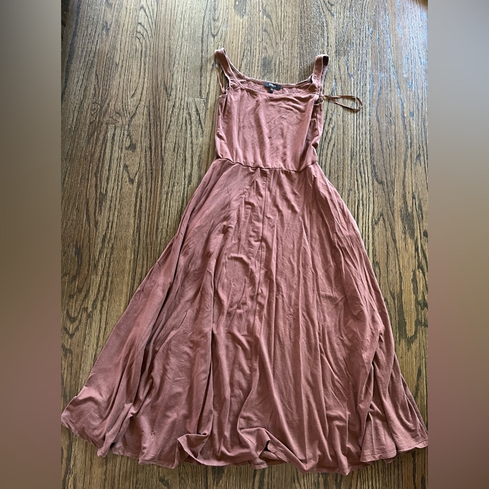 Quince TENCEL Jersey fit and flare dress